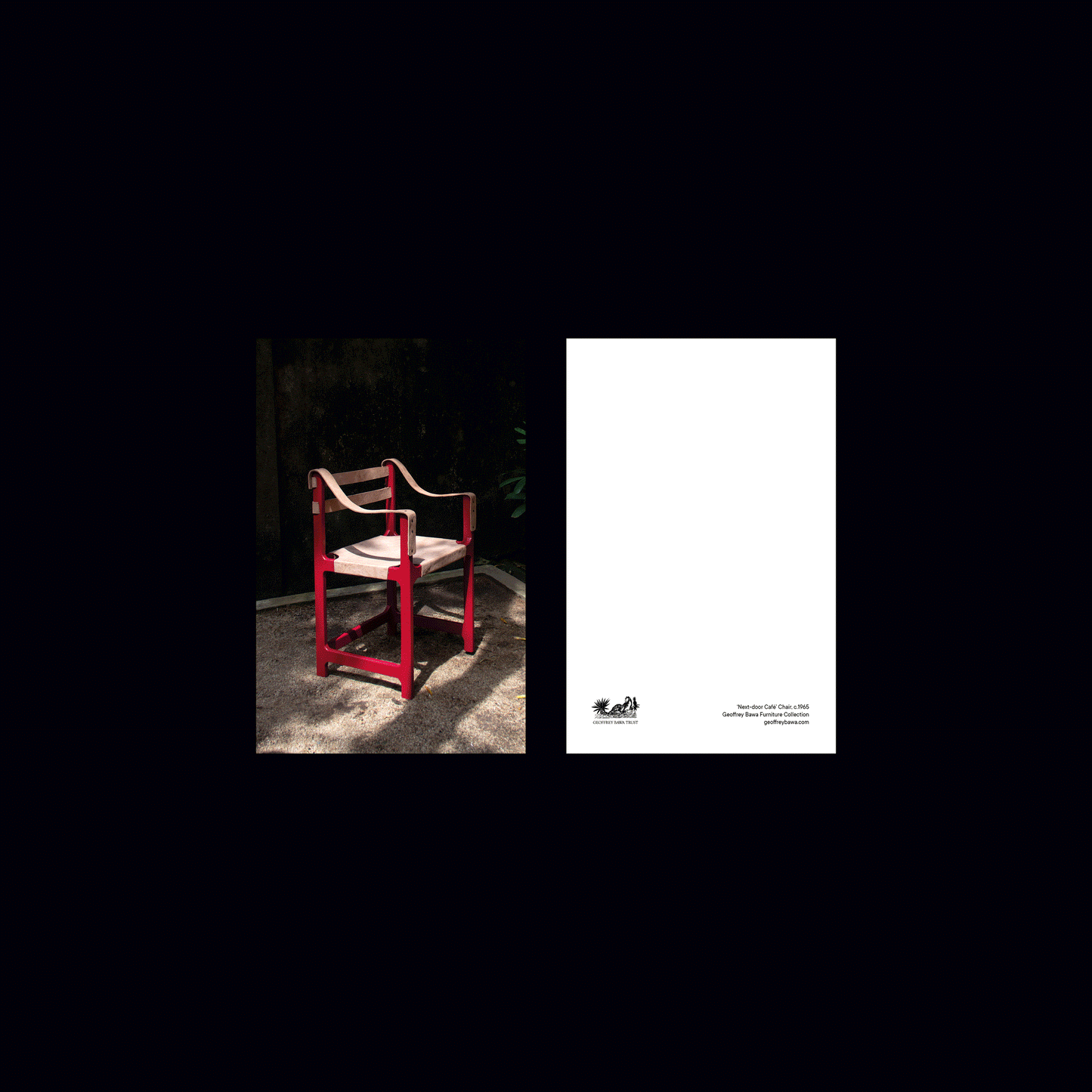 Flat cards: Chairs from the Geoffrey Bawa Collection