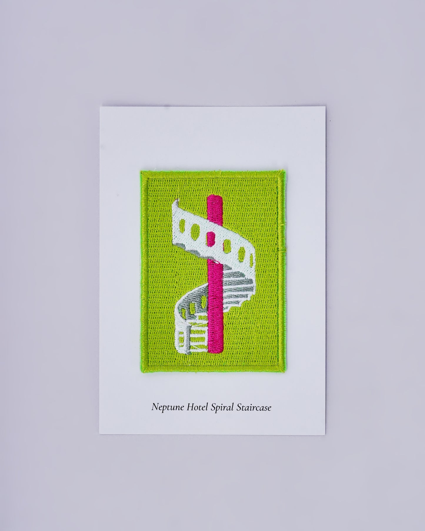 Embroidery Patch: Neptune Hotel Spiral Staircase