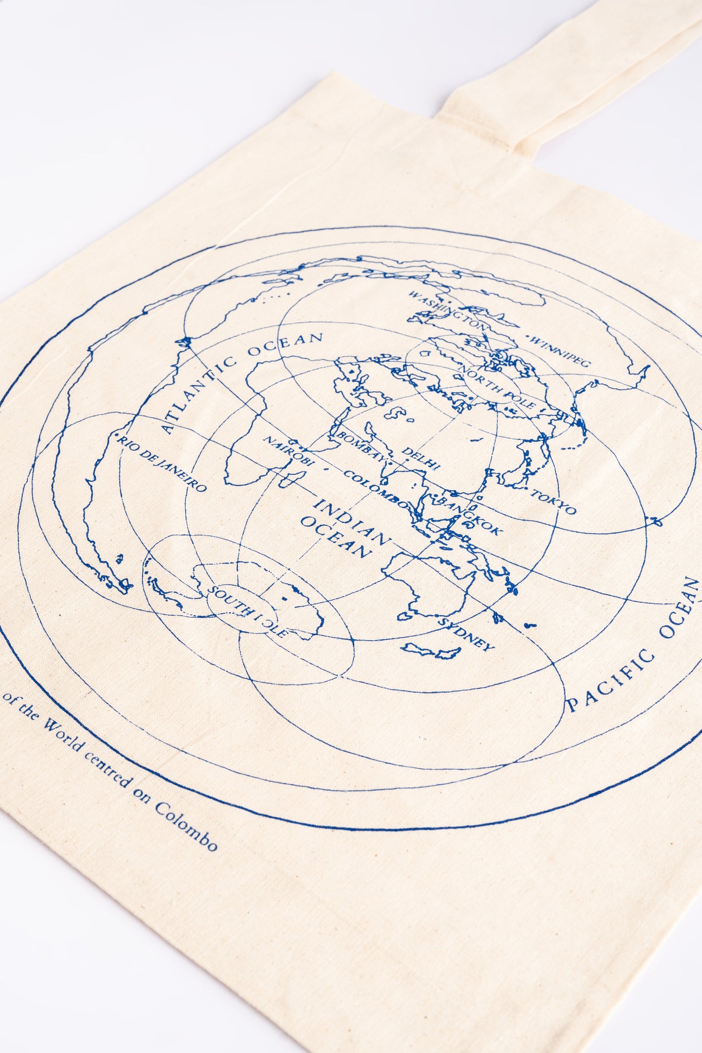 World Map Tote Bag