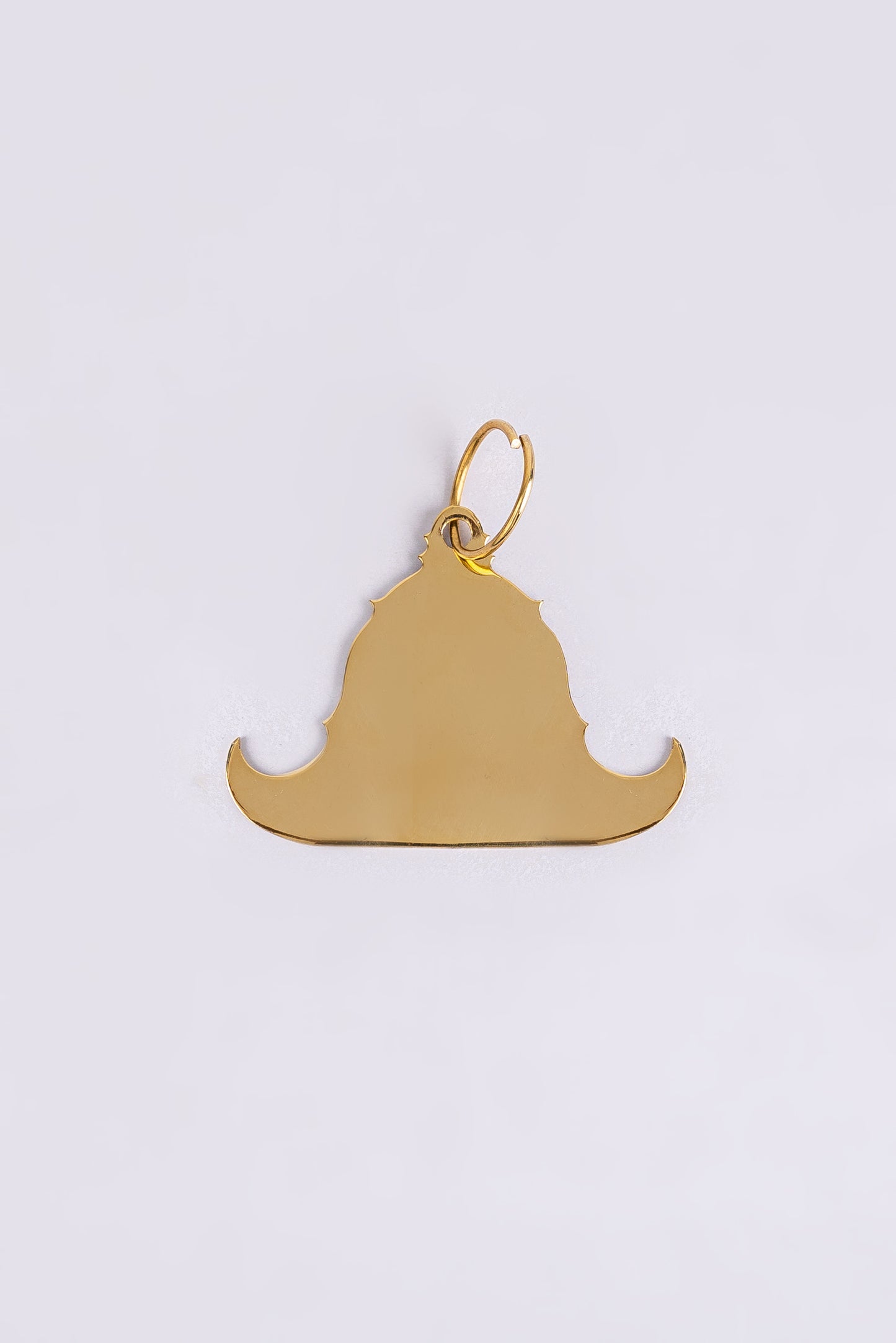 Brass Key Charm