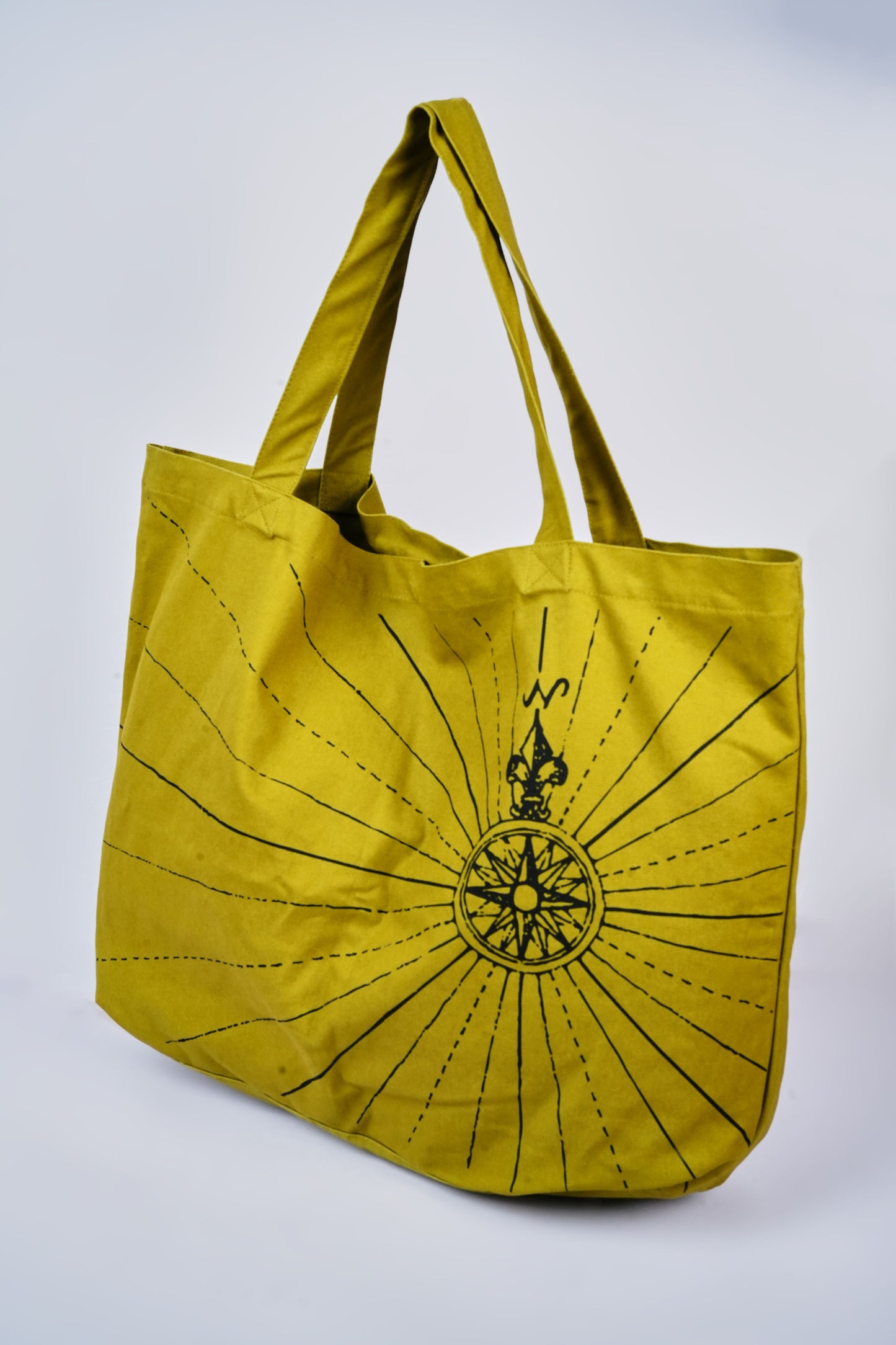 Compass Tote Bag (Olive Green)