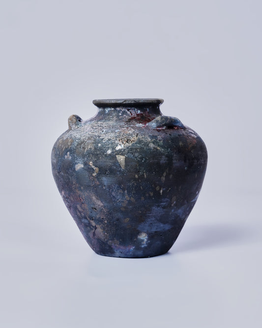 4" Pot Half Glazed
