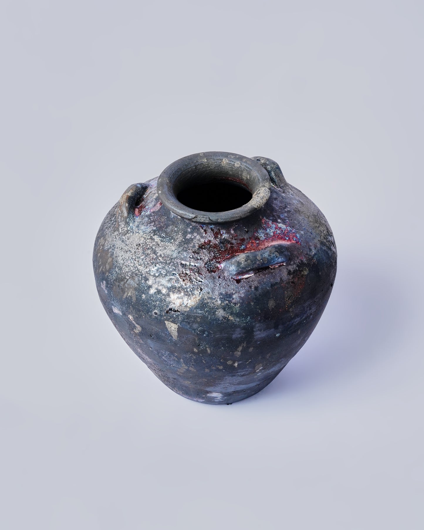 4" Pot Half Glazed