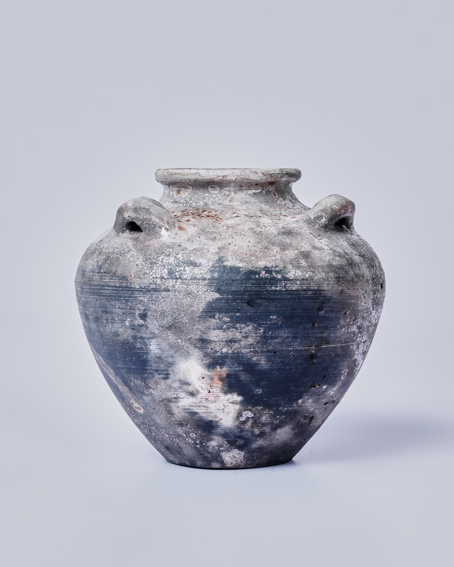 4" Pot Half Glazed