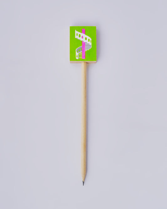 Pencil with Topper: Neptune Hotel Spiral Staircase