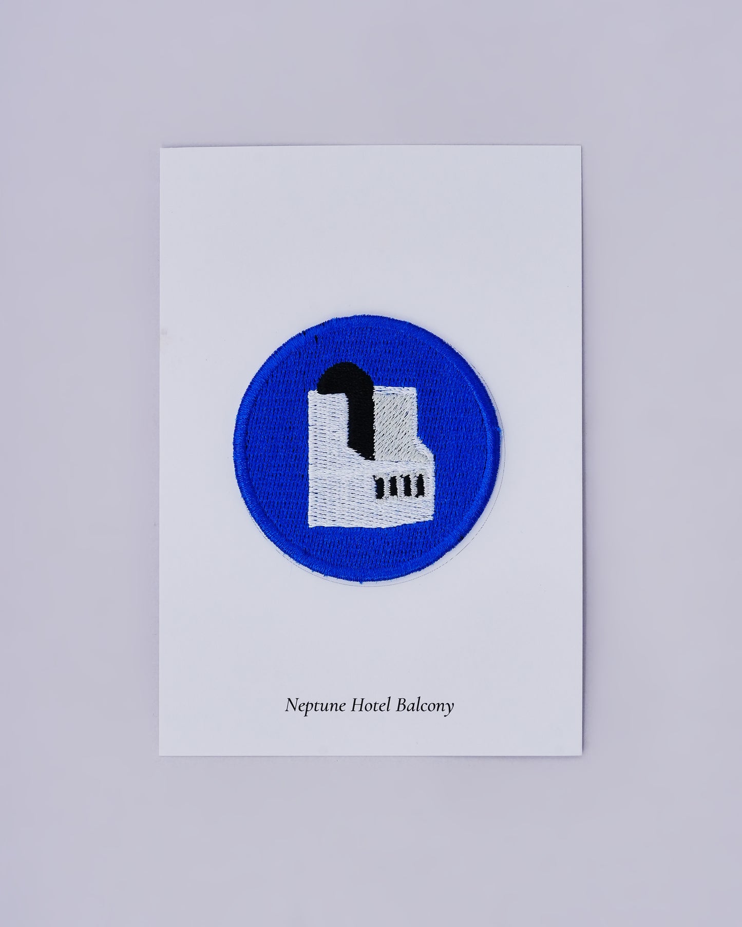Embroidery Patch: Neptune Hotel Balcony