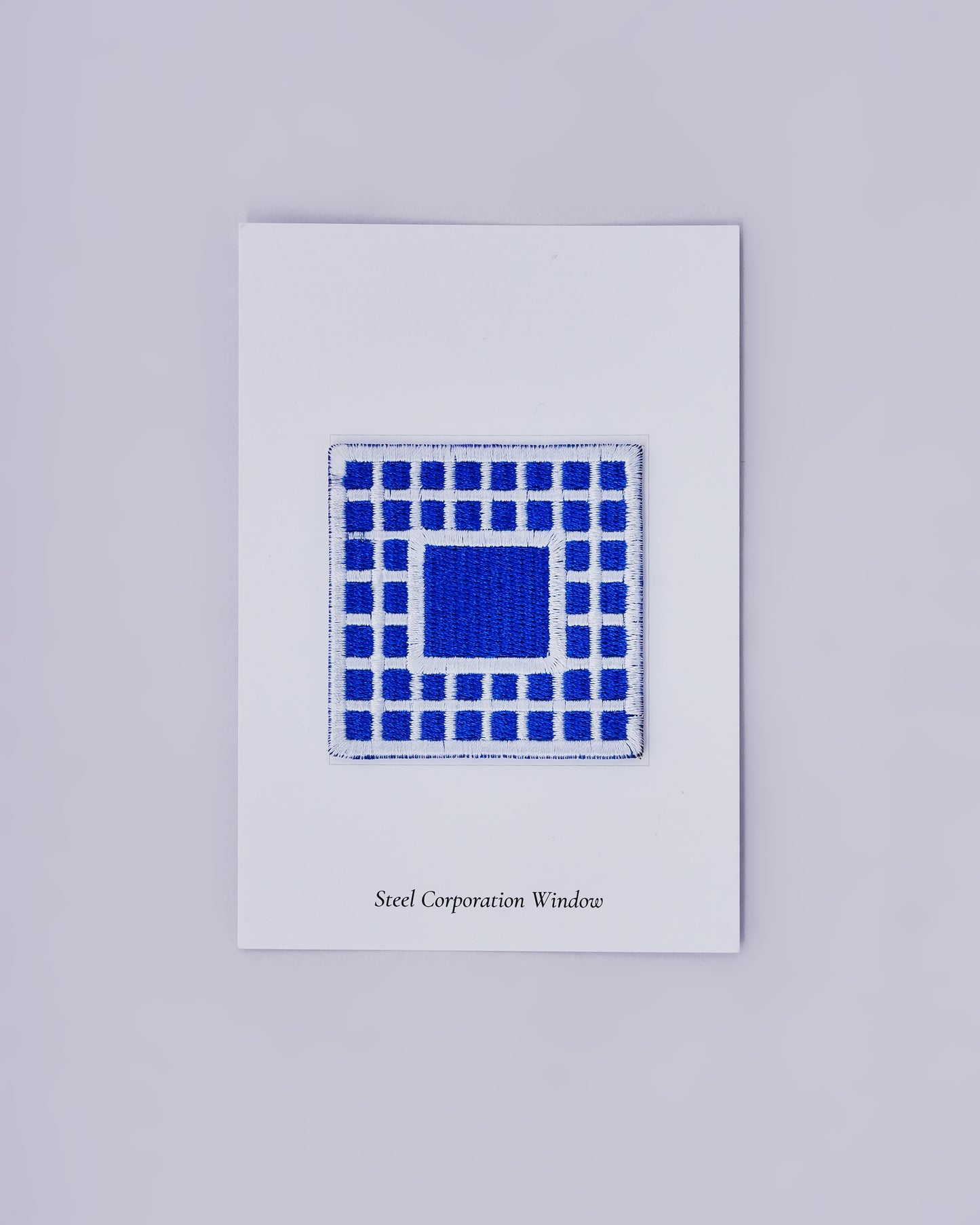Embroidery Patch: Steel Corporation Window
