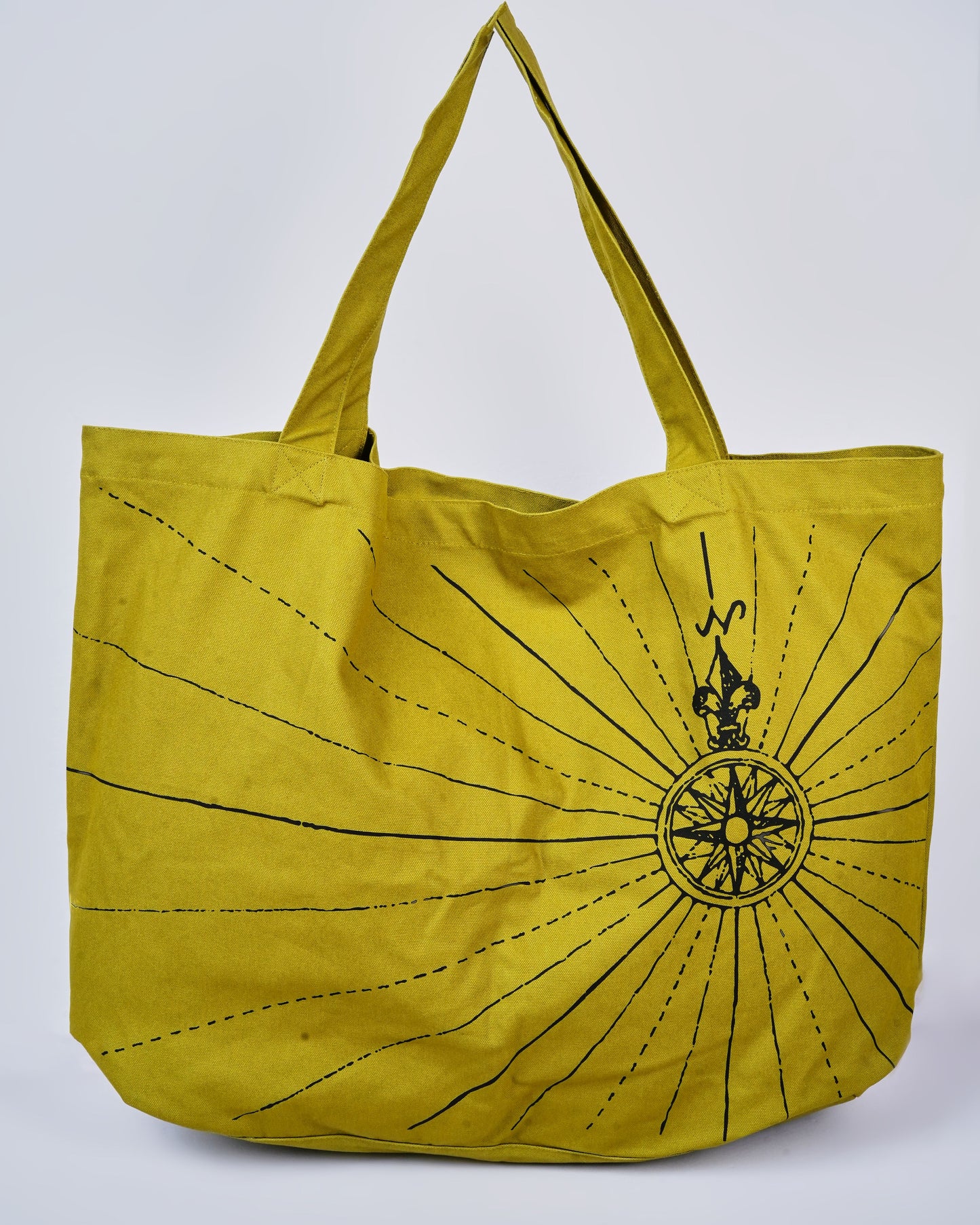 Compass Tote Bag (Olive Green)